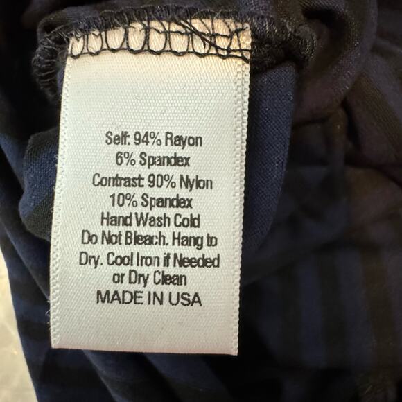 Laila Jayde Mesh Detailed Maxi Dress - Navy/Black NWT Size XS - Picture 10 of 11